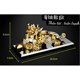 Mua tượng tỳ hưu phong thủy độc giác thâu tài trấn trạch