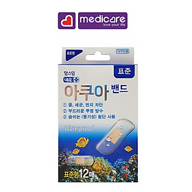 0132889 Băng Cá Nhân MomsDerm Neo Waterproof Aqua Bandage Chống Thấm Nước