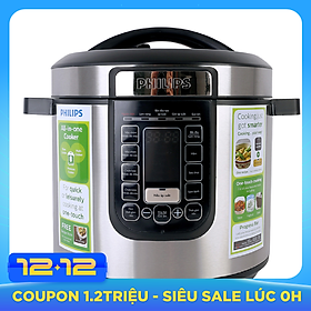 Nồi Áp Suất Điện Tử Philips HD2137 (6L) - Hàng Chính Hãng