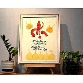 Mua Thư pháp lá bồ đề chữ AN