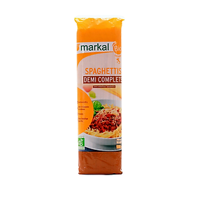 MÌ spaghetti bán lứt hữu cơ Markal 500g