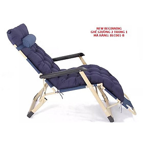 Mua Folding Deck Chair Office Siesta Deck Chair Dual-use Outdoor Household Recliner Lazy Balcony Sun Lounge Chair Multifunctional./ Ghế xếp thư giãn  ghế xếp du lịch  giường gấp văn phòng  nội thất  ghế xếp gọn