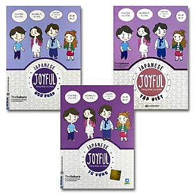 Sách - Joyful Japanese - Tiếng Nhật Vui Nhộn - Tập Viết, Từ Vựng, Ngữ Pháp (Combo, lẻ tùy chọn)