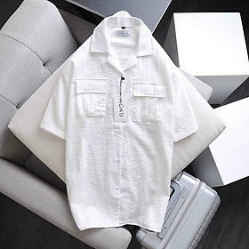 Áo sơ mi nam vải đũi ngắn tay chất đũi siêu xịn cho ae thời trang phong cách mới KB FASHION