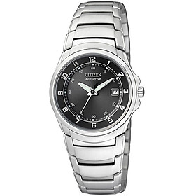 Đồng Hồ Nữ Citizen Dây Thép Không Gỉ EW1360-56E - Mặt Đen (Sapphire)