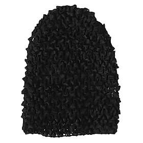Versatile Crochet Beanie Hat Cap For Baby Infant Girl - Black