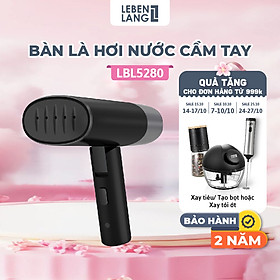 Bàn ủi hơi nước cầm tay Lebenlang LBL5280, thiết kế gấp gọn, công suất 900W, tặng kèm túi đựng, bảo hành 2 năm – hàng chính hãng
