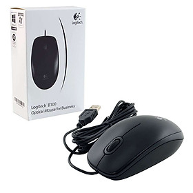 Mua Chuột vi tính Logitech B100 Đen - Hàng Chính Hãng