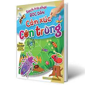 Sách trò chơi bóc dán - Cảm xúc Côn trùng - Sách bóc dán sticker cho bé - Dan Strutzel