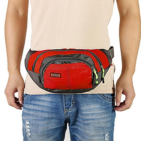 Túi đeo thắt lưng thể thao chống thấm nước-Màu đỏ