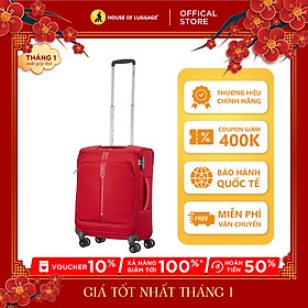 Vali Nhựa Samsonite Popsoda TSA Hệ thống 4 bánh đôi 360 độ vận hành êm nhẹ