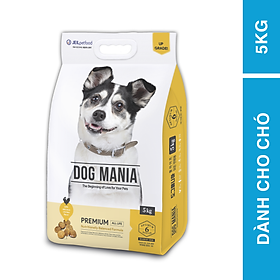 [5 KG ] -Thức ăn cho chó mọi lứa tuổi DOG MANIA PREMIUM