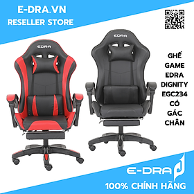 Mua Ghế gaming Edra Dignity EGC234 có gác chân (Đen  Đỏ) - hàng chính hãng