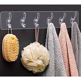 Mua Móc treo quần áo đa năng dán tường siêu dính (tặng bộ chổi vệ sinh lò vi sóng)