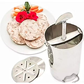 1 KHUÔN GÓI LÀM GIÒ THỦ CHẢ BẰNG INOX LOẠI 1KG 2KG CHẤT LƯỢNG