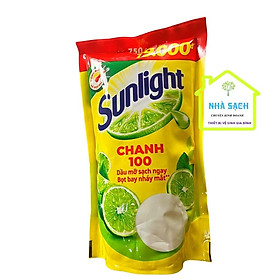 Mua Nước Rửa Chén Bịch Sunlight Với Chiết Xuất Chanh 750g