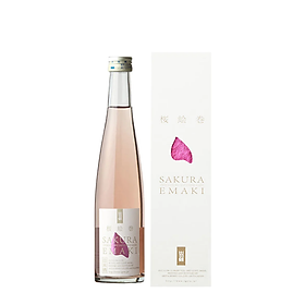 Sake Nhật Bản agata Sakura Emaki Chai 360ml