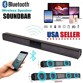 Wireless Bluetooth Sound Bar Speaker System TV Home Theater Soundbar Subwoofer