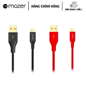 Mua Dây Cáp Mazer ALU.DURA.TEK USB-A to USB-C Cable 3.1A (1.2m) - Hàng Chính Hãng