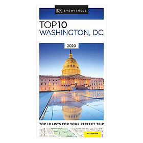 Hình ảnh [Hàng thanh lý miễn đổi trả] Top 10 Washington, DC - Pocket Travel Guide (Paperback)