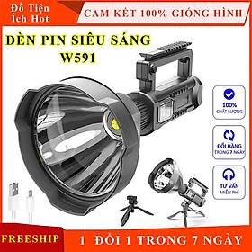 Mua Đèn pin siêu sáng cỡ lớn chiếu xa 1000m chống nước có chân đế