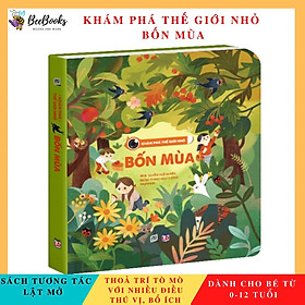 Sách - Khám phá thế giới nhỏ Bốn Mùa- Sách 2D tương tác lật mở cho trẻ (0 - 12 tuổi)- NXB Lao Động