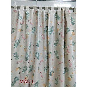 Mua NEW rèm canvas dày hoạ tiết