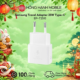 Cốc Sạc Samsung Travel Adapter 25W Type C EP-T2510 - Hàng Chính Hãng