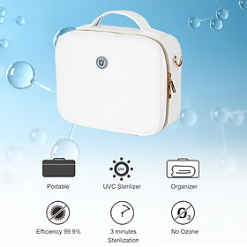 Portable UV Light Beauty Tool Sterilizer Bag UVC USB Multifunctional Travel Bag Ultraviolet Light Disinfection Bag