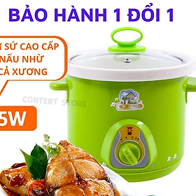 Mua Nồi Nấu Cháo Cho Bé - Nồi Cháo Chậm  Ninh Xương  Nồi Kho Cá Đa Năng 1 5L-2 5L