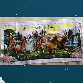 Mua Tranh thêu chữ thập mã đáo thành công