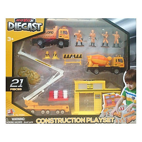 Đồ Chơi Mô Hình Công Trình Diecast 70362 21 Chi Tiết - PLAYMIND 70362