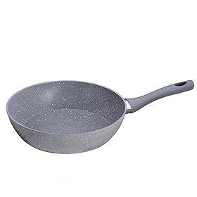 Chảo từ chống dính vân đá sâu lòng Green Cook GCP02-24IH size 24cm - Hàng chính hãng