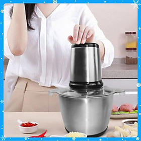 Máy Xay Thịt Nhấn Tay Đa Năng - 1.8 lít - Hàng Chất Lượng