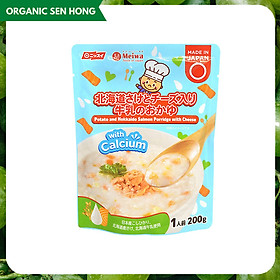 Cháo tươi Meiwa vị cá hồi Hokkaido, khoai tây, pho mai 200gr (cho bé từ 12 tháng tuổi)
