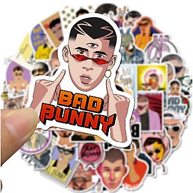 Sticker dán cao cấp Bad Bunny Cực COOL ms#109
