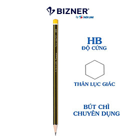 Hộp 10 cây bút chì gỗ hb cao cấp bizner biz-p01