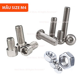 Ốc INOX "Size M4 - 4 LY" Nhiều Kích Thước H9023