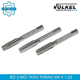 Mua Bộ 3 mũi taro tay Volkel M 8 x 1.25 loại thẳng