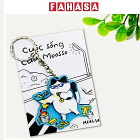 Móc Khóa Gỗ - Mèo Công Tử - Meosso
