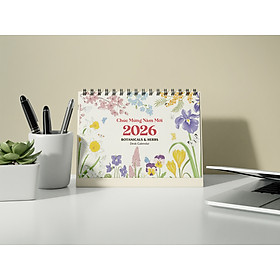 Lịch Bàn 2026 - Desk Calendar 2026 Nguyễn Trắc - Botanical & Herbs