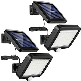 Cảm biến chuyển động LED Đèn năng lượng mặt trời ngoài trời, Đèn sân vườn năng lượng mặt trời không thấm nước