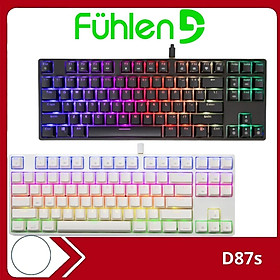 Mua Bàn phím cơ gaming Fuhlen D87s RGB type-C Switch Blue/ Red/ Brown- Hàng chính hãng