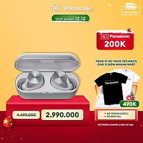 Mua Tai nghe Panasonic Bluetooth Không dây True Wireless Technics EAH-AZ40E-S - Màu bạc - Hàng chính hãng