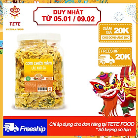 Cơm Cháy Lắc Khô Gà Lá Chanh TeTe 500 gram