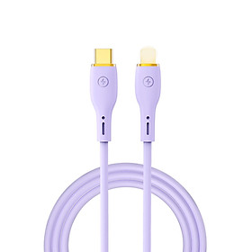 Mua Cáp sạc nhanh Vigor Wi-C018 c-c 100W  c-ip 30W Silica Gel cho các thiết bị sạc USB-C  hỗ trợ sạc nhanh 100W - Hàng chính hãng