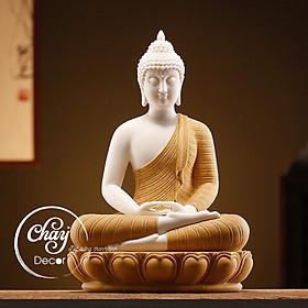 Mua Tượng Phật Bổn Sư Thích Ca Mâu Ni Tọa Đài Sen Gốm Tư Sa Cao Cấp Hàng Đẹp