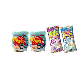 Combo 2 lọ ruốc cá hồi Meiwa vị nguyên bản - Tặng 1 gói kẹo popin cookin vị soda + 1 gói vị grape