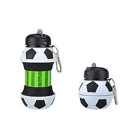 Bình Nước Có Thể Gấp Gọn Silicon Thể Thao Uống Nước 600ml - A-Football Bottle(550ML)