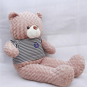 Gấu bông teddy yêu thương,khổ m4 cao m2 màu vani